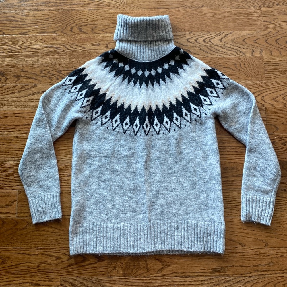 Aspen Fair Isle turtleneck sweater